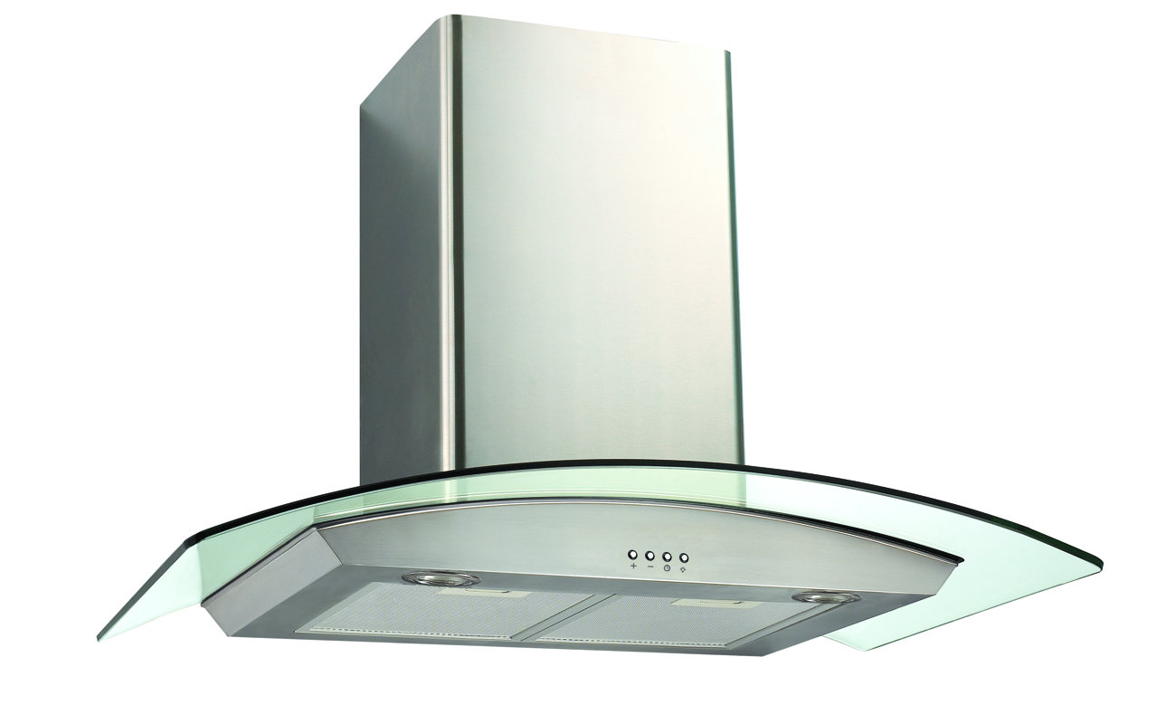 Ancona 30" Ancona Glass Canopy Series 400 CFM Convertible Wall Mount Range Hood & Reviews Wayfair